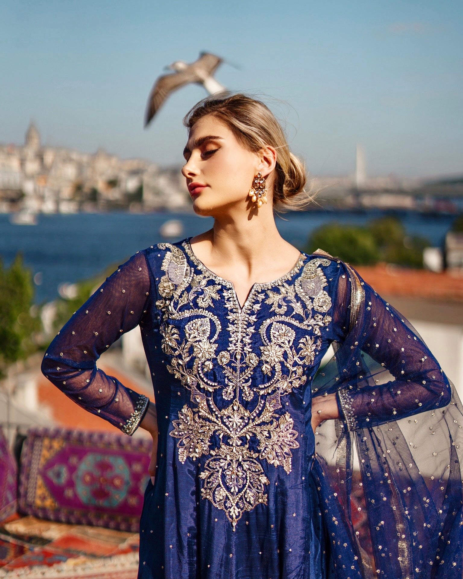 Blue gown My Store Blue gown My Store