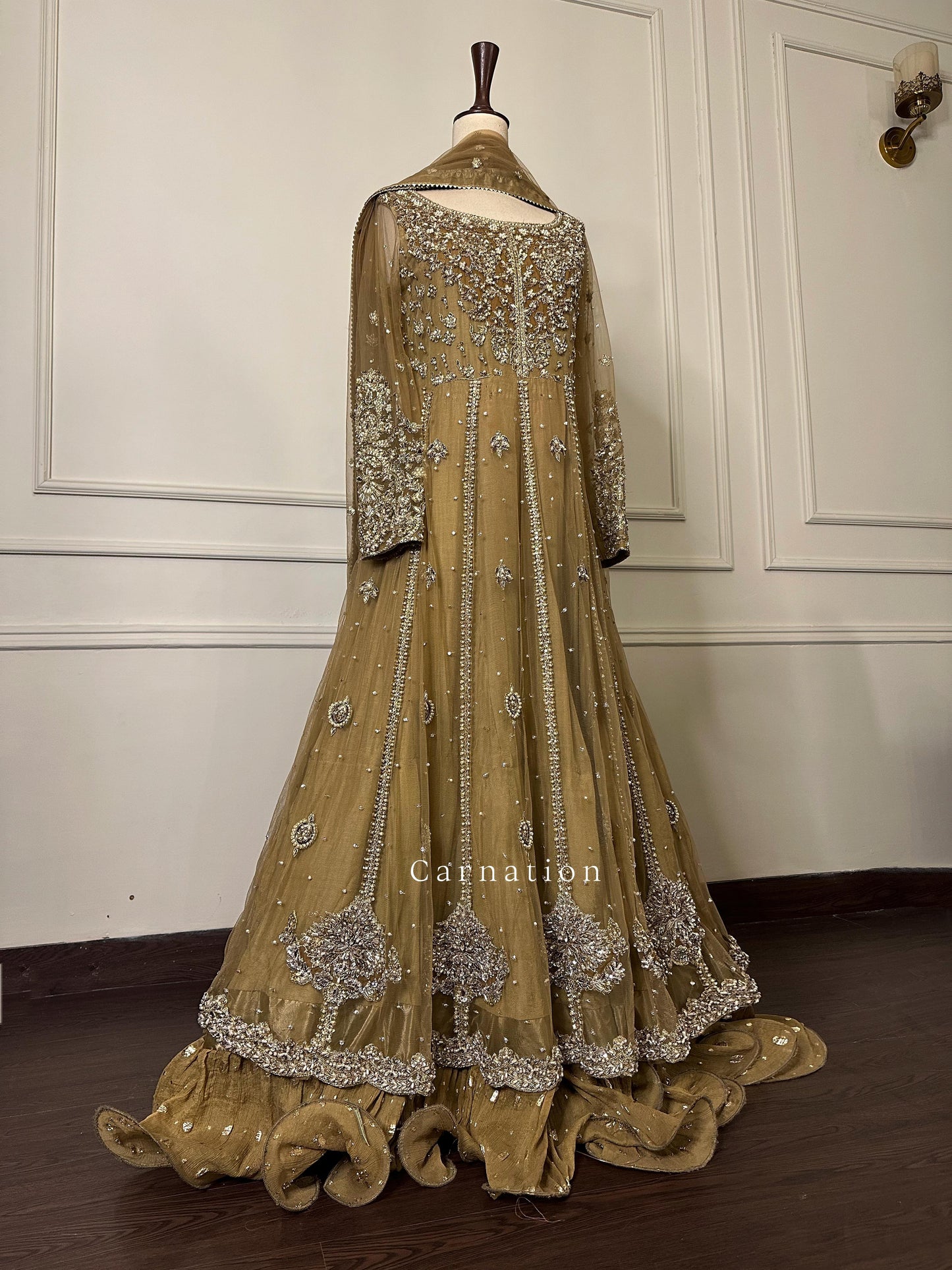 Olive Green Gown