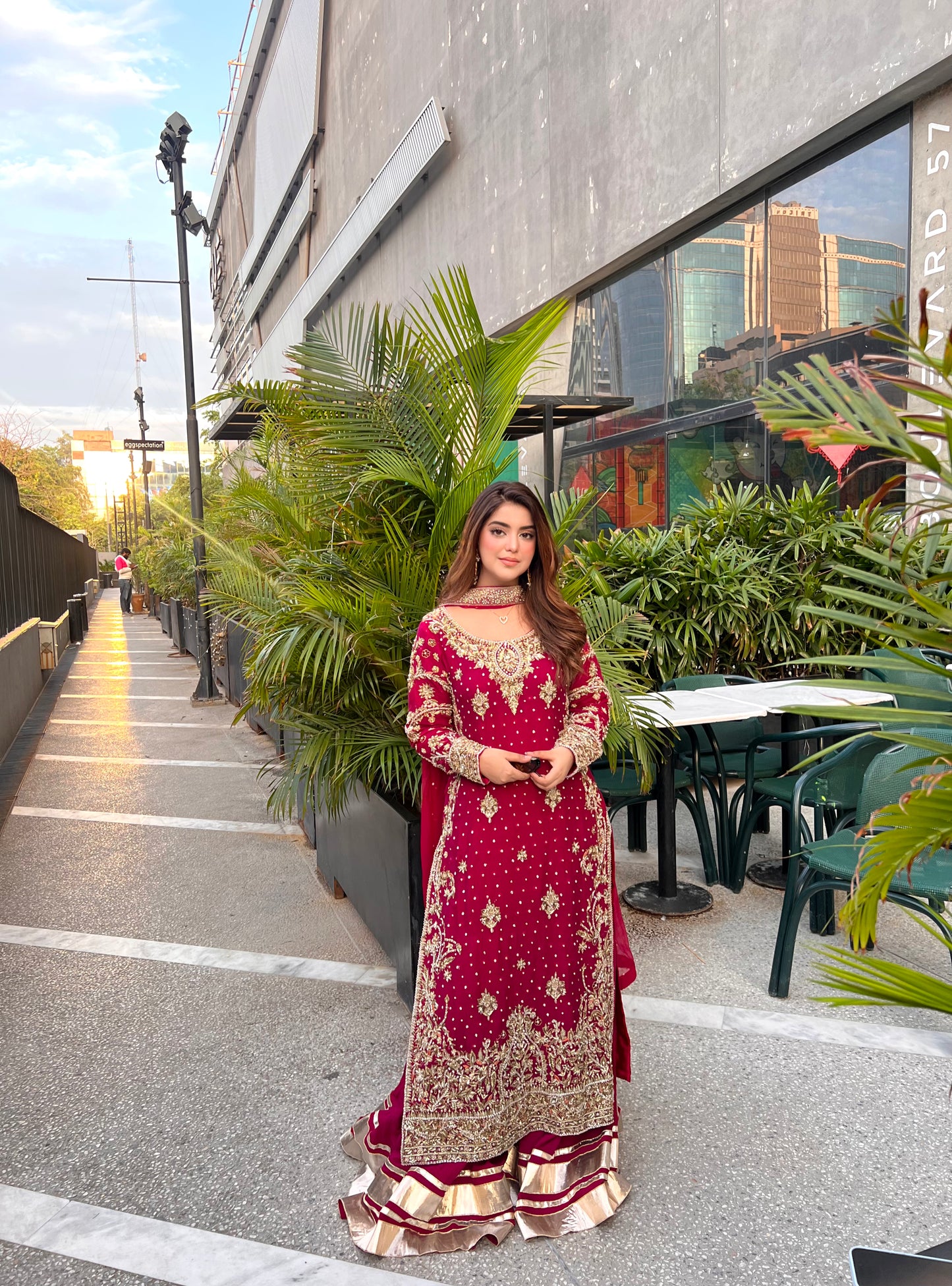 Plum khaadi net formal